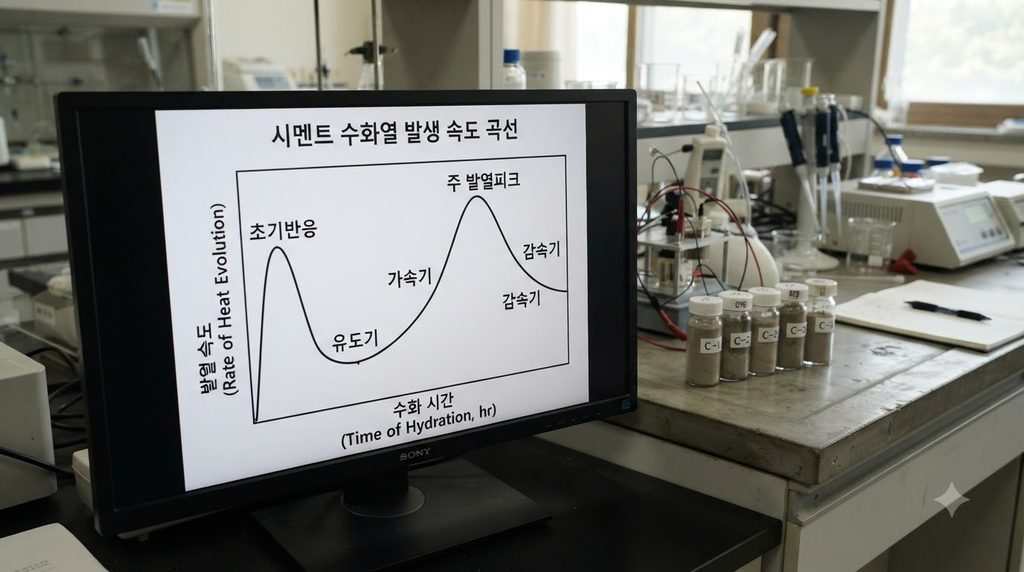 등온열량계로 시멘트 수화반응 속도와 발열 특성을 분석하는 원리 2 Cement hydration heat curve anal… 20260928211247