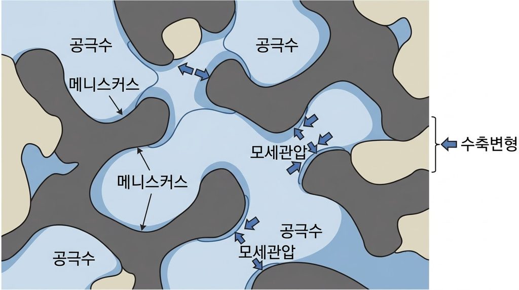 콘크리트의 수분흡착 등온선과 내부 상대습도 변화가 수축에 미치는 영향 4 Cement paste micro pore illustra… 20260910232731 1