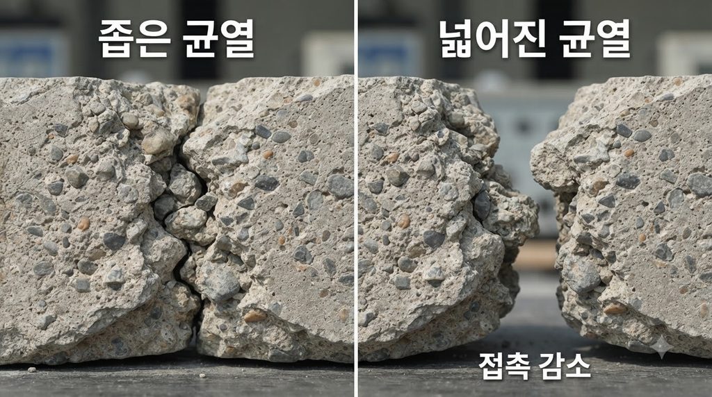 균열면 골재 맞물림이 전단력 전달 성능에 미치는 영향 2 Comparing concrete crack surface… 20260923235241