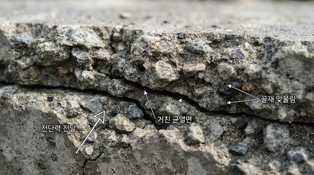 균열면 골재 맞물림이 전단력 전달 성능에 미치는 영향 1 Concrete crack surfaces with agg… 20260923235238