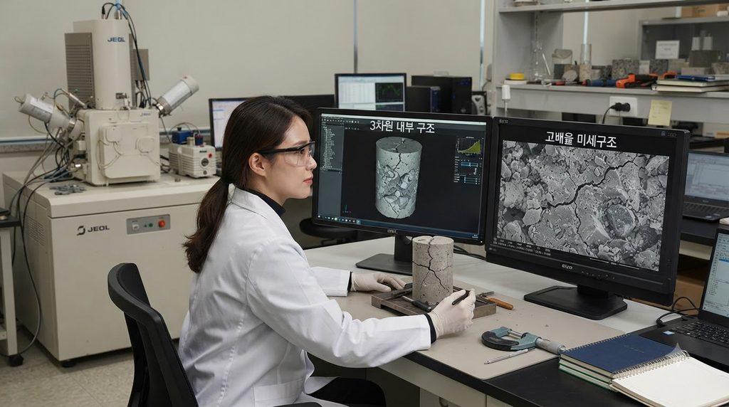 Researcher analyzing concrete sp… 20260923232950