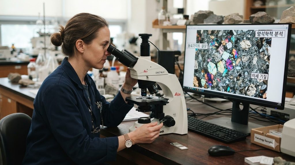 Researcher observing limestone u… 20260923234118