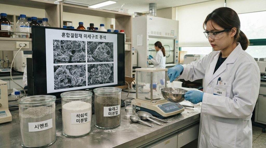 Researcher preparing blended cem… 20260928203953