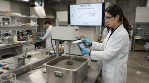 콘크리트 틱소트로피 거푸집 측압 사진1