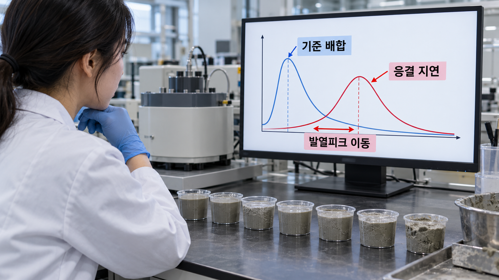 등온열량계로 시멘트 수화반응 속도와 발열 특성을 분석하는 원리 6 image