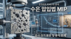 콘크리트_미세구조 분석 수은압입법 사진1