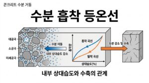 콘크리트 수분흡착 등온선 사진1