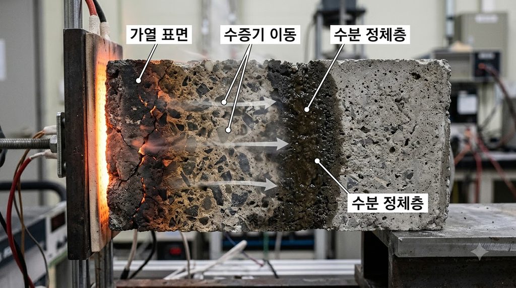 콘크리트 시험체 가열 및 수분 20260916224847