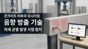 콘크리트 음향방출 사진1