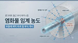 염화물 임계농도가 철근 부동태막 파괴와 부식 개시에 미치는 영향 3 콘크리트 철근부식 사진1