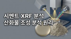 X선 형광분석(XRF)으로 시멘트와 혼화재의 산화물 조성을 정량 분석하는 원리 5 시멘트 XRF 분석 사진1