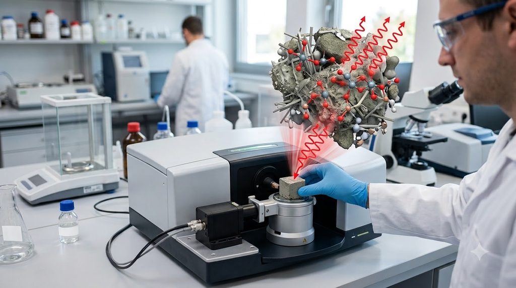 FTIR analysis of cement sample 20261004212551
