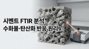 시멘트 FTIR 분석 사진1