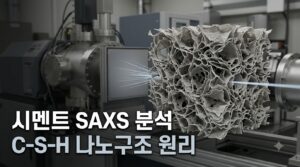 시멘트 SAXS 분석 사진1