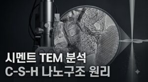 시멘트 TEM 분석 사진1